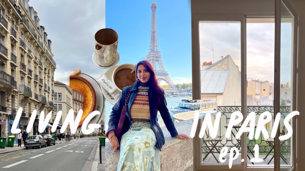 LIVING IN PARIS EP. 1 // settling in, apartment tour, + sightseeing