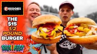 Eating Reggies Rock Club's Half Pound Cheeseburger At Riot Fest 🍔