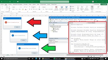 Personaliza el Color de tus MsgBox con VBA en Excel ¡Actualízate, no te quedes Atrás!
