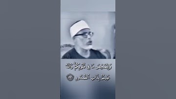 تلاوة نادرة خاشعة ومرئية للقارئ الشيخ محمود خليل الحصري رحمه الله 🤲🏻🤍