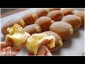Melt In Your Mouth Vanilla Custard Cream Donuts Recipe !