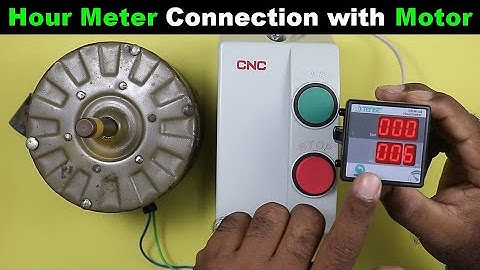 Running Hour Meter Connection With Motor @ElectricalTechnician