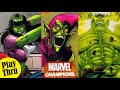 Marvel champions teamup play through with hulk and shehulk vs the green goblin  norman osborn