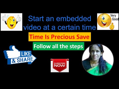 Start an embedded video at a certain time | ratan agarwal it informer