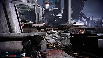 Mass Effect 3 The Normandy arrives.