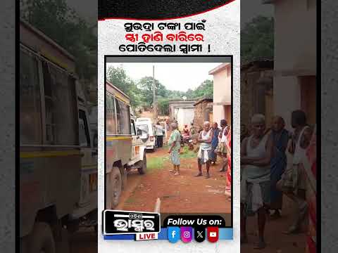 ସୁଭଦ୍ରା ଟଙ୍କା ପାଇଁ ସ୍ତ୍ରୀର ଜୀବନ ନେଇଗଲା ସ୍ୱାମୀ.. #subhadrayojana #ytshorts #shortsviral #policearrest