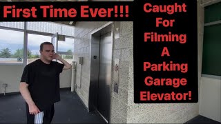 BUSTED BY SECURITY FOR FILMING-FIRST TIME!!! Kone Series 220 Hydraulic Parking Garage Elevator! Profile