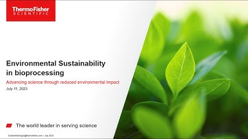 Environmental sustainability in bioprocessing