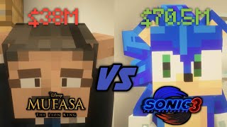Disney Gets Jealous Of Sonic Movie 3 Minecraft Animation Audio By