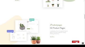 Lustria - MultiPurpose Plant Store WordPress Theme plants store gardening wordpress Website Builder