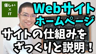 【優しいIT】Webサイト：ホームページの仕組みをざっくり説明！