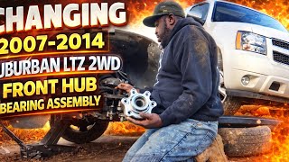 2WD CHEVROLET SUBURBAN FRONT HUB BEARING ASSEMBLY REPLACEMENT 