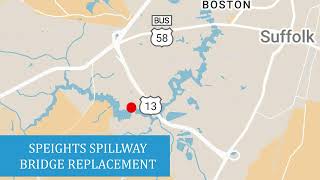 Speights Spillway Bridge Replacement Project - Suffolk Public Works