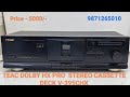 TEAC DOLBY HX PRO STEREO CASSETTE DECK V-395CHX Price - 5000/- Only Contact No - 9871265010