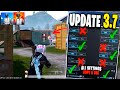 New Update 3.7 Best Settings &amp; Sensitivity to Improve Headshots and Hip-Fire✅️❌️I PUBG MOBILE /BGMI