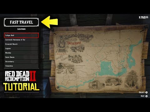 Red Dead Redemption 2 - How to FAST TRAVEL!