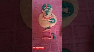 JAY GANESH/ganesh clay modelling/ganesh bhagwan murti/ganesh murti making #godidols #shorts #trand