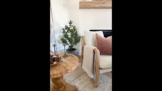 HOW TO STYLE A THROW ON A COUCH