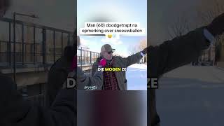 Download Lagu Man (60) doodgetrapt na opmerking over sneeuwballen😢❄️ MP3