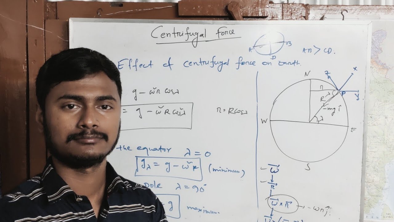 Centrifugal Force Ll Effect Of Centrifugal Force On Earth Ll Effect Of