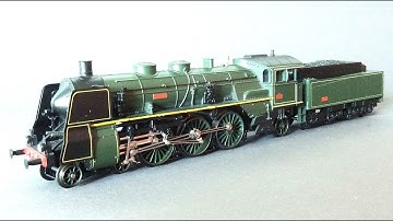 Märklin SNCF Class 231A.995 Steam Locomotive pulling Primex Extended "Orient Express" on M-Track