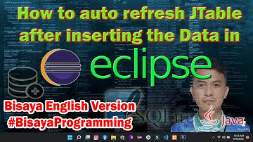 How to make Auto refresh JTable after inserting the Data in Java Eclipse IDE - Bisaya Programming