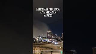 A #haboob packing 60mph winds hit Phoenix tonight #azwx #breakingnews