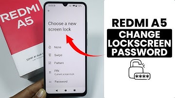 How to Change Screen Lock Password in Redmi A5