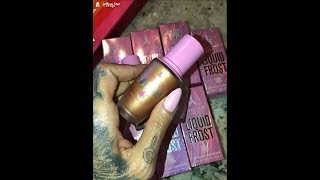 Jeffree Reveals Liquid Frost Highlighters Snapchat Story