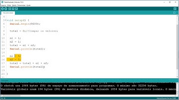 5.11.2 - Operadores Compostos Adição Sub (Curso Arduino Aula 55)
