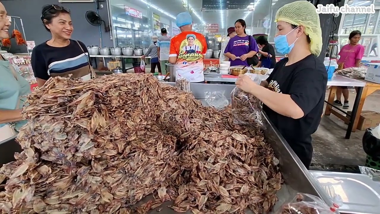 หมึกกะตอย ปลาหวาน สินค้ากระแสแรง ใครมาต้องซื้อ เดินตลาดพี่ญา6/2/69