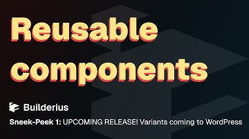 WordPress Component Variants - First Look at the Update Everyone