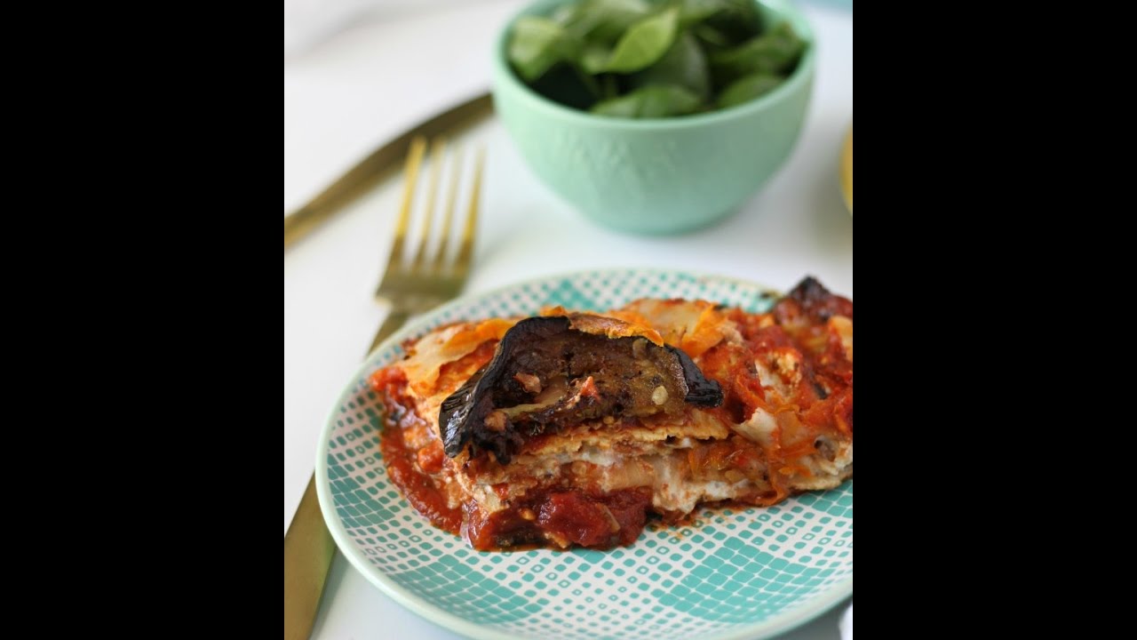 Making Roasted Eggplant Matzah Lasagna w/ jewhungry YouTube