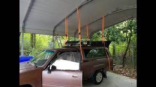 One Man Truck Topper / Camper shell Removal How To Take Truck Topper Off With Ine Person