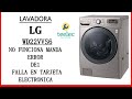 Lavadora LG Inverter WD22VVS6, Manda Error DE1, Reparación De Tarjeta