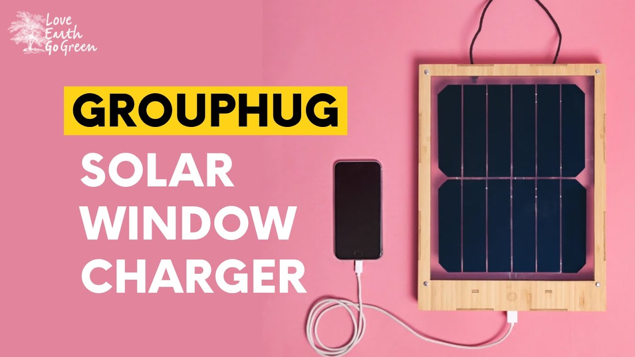 Portable SOLAR WINDOW CHARGER | GROUPHUG