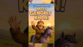 Who Was Genghis Khan? 🐎 | Meet the Boy Who Built an Empire! #genghiskhan #funfacts  #pastportskids