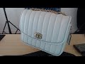 REVIEW Coach Madison Shoulder Bag Quilted Leather in Chalk | What Fits & Mod Shots