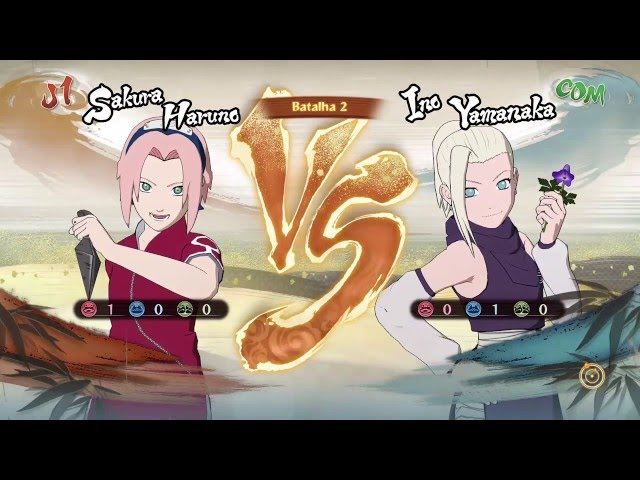 Sakura vs Ino - Exame Chunin (Naruto Classico DUBLADO PT BR) 