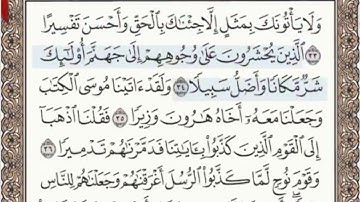 Surah Al-Furqan (سورة الفرقان) Number 25 Juz’u 18, 19 from the Holy Quran by Abdelbasit Abdelsamad