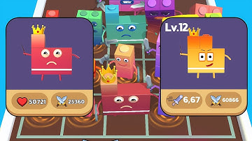 Merge Number Cube: Fam Run🌟🌟 VS 🌟🌟Number Cube War : Merge Idle
