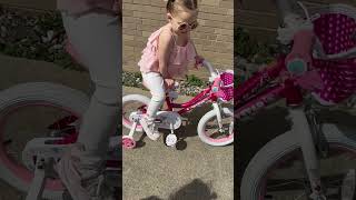 Shining Bright on My Pink Bike Adventure!   #childrensbike #kidsbike #outdoorfun