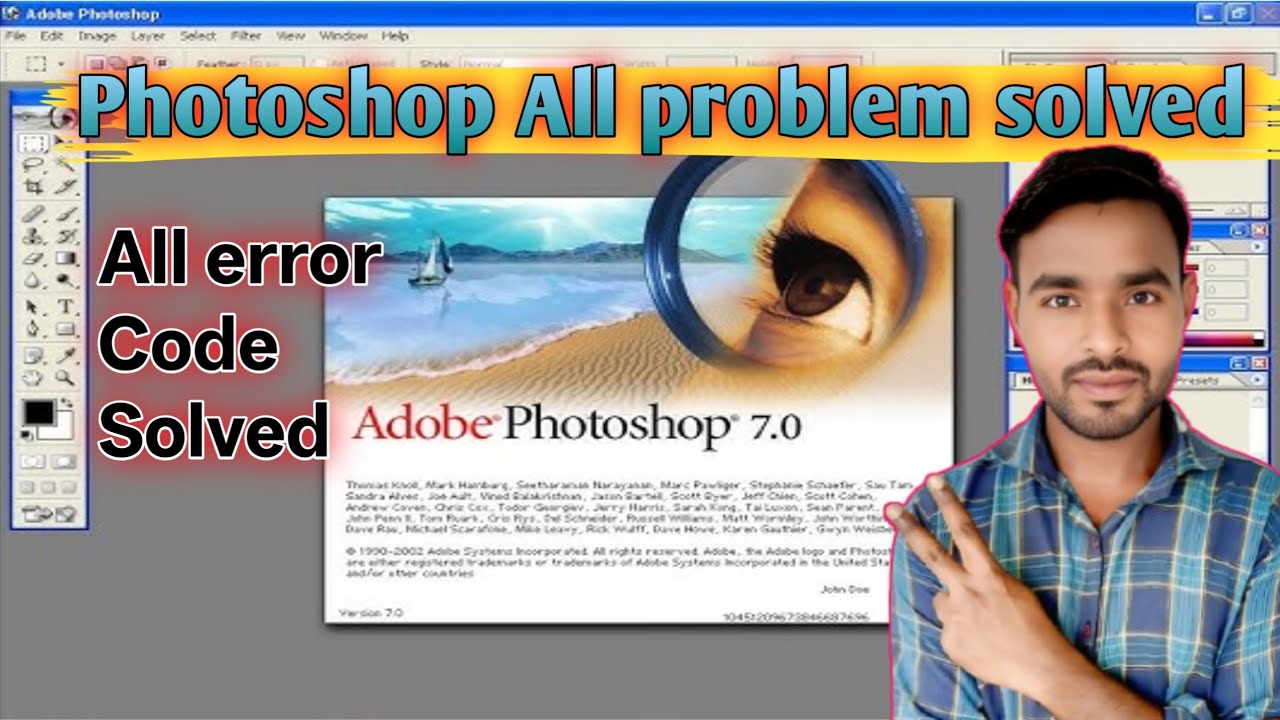 Photoshop 7.0  Install All Problems Solved // photoshop 7.0 download Kese kare 