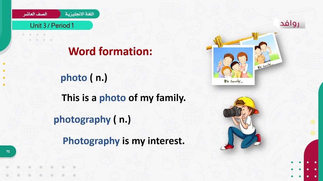 اللغة الإنجليزية 10 - الفصل 1 | Unit 3 - Period 1 - free -time activities