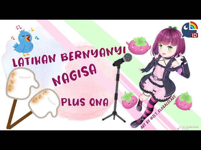 〔KARAOKE〕NAGISA TRY TO SING AND ANSWERING QUESTION【NIJISANJI ID | NAGISA ARCINIA】のサムネイル