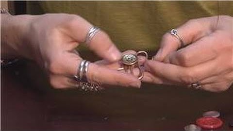Jewelry Making With Household Items : How to Make Button Jewelry