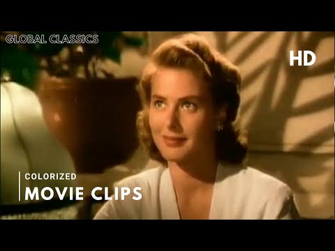 Casablanca 1942 Best Scenes You Are A Subject Of The German Reich COLORIZED Movieclips 