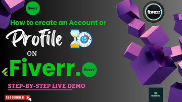 How to Create Account/Profile on Fiverr 2023 | Only in 15 Mins | Start Online Earning on Fiverr