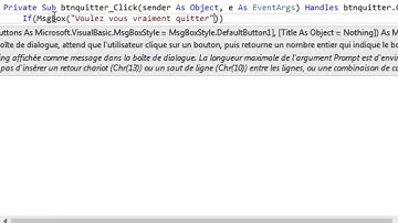 Programmation Evenementiel VB TP n2