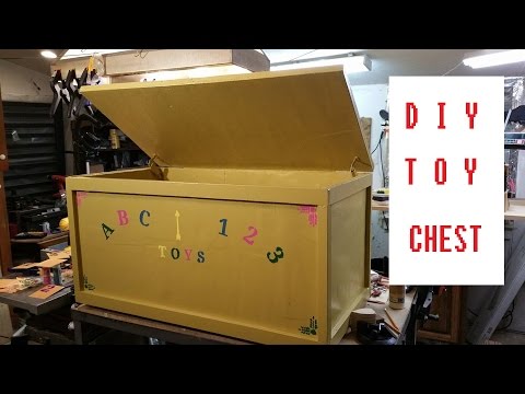 cardboard toy chest